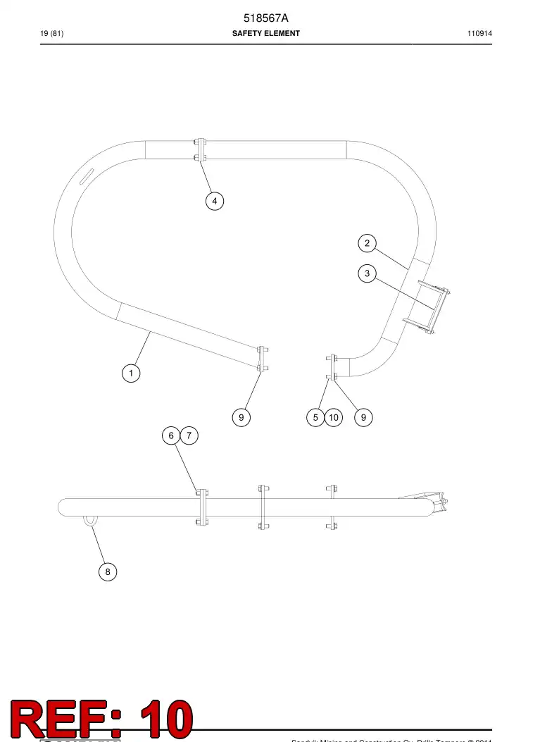 767238 767238 Washer - Sandvik Technical Drawing