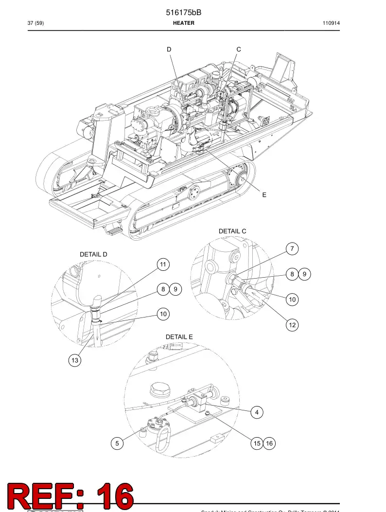 767759 767759 Bolt - Sandvik Technical Drawing