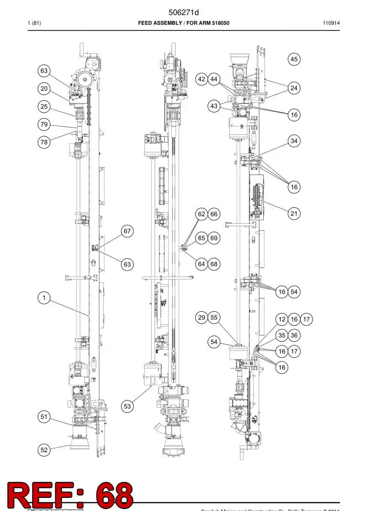 768607 768607 Nut - Sandvik Technical Drawing