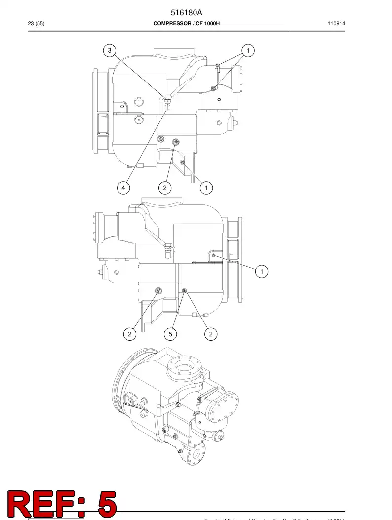 768612 768612 Reducer - Sandvik Technical Drawing