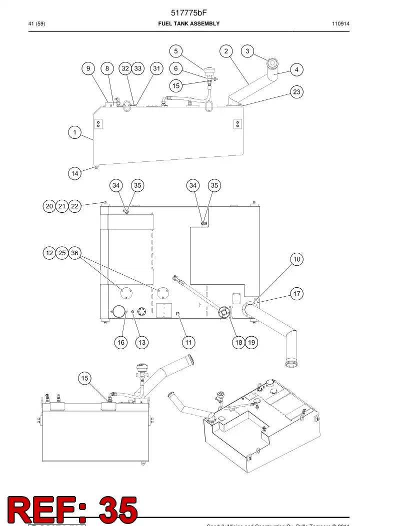 768690 768690 Elbow - Sandvik Technical Drawing