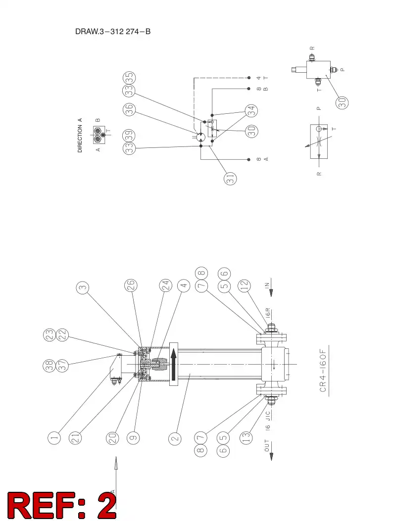 77006073 770 060 73 WATER PUMP - Sandvik Technical Drawing