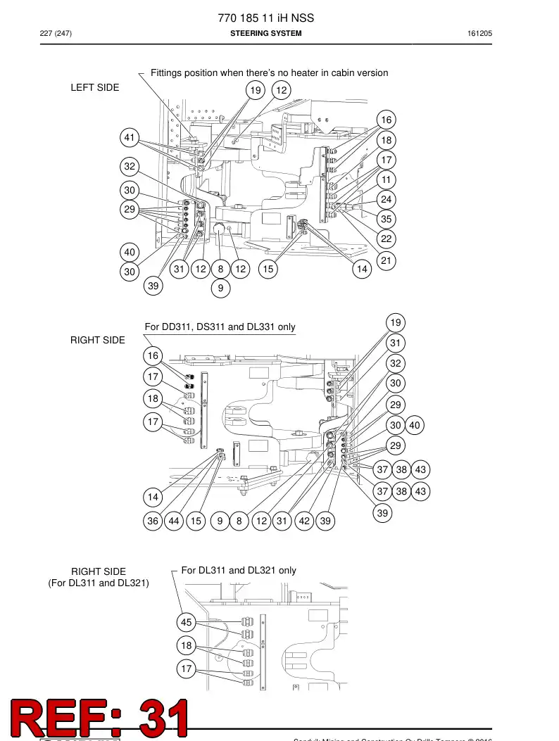 77007496 770 074 96 Union, Bulkhead - Sandvik Technical Drawing