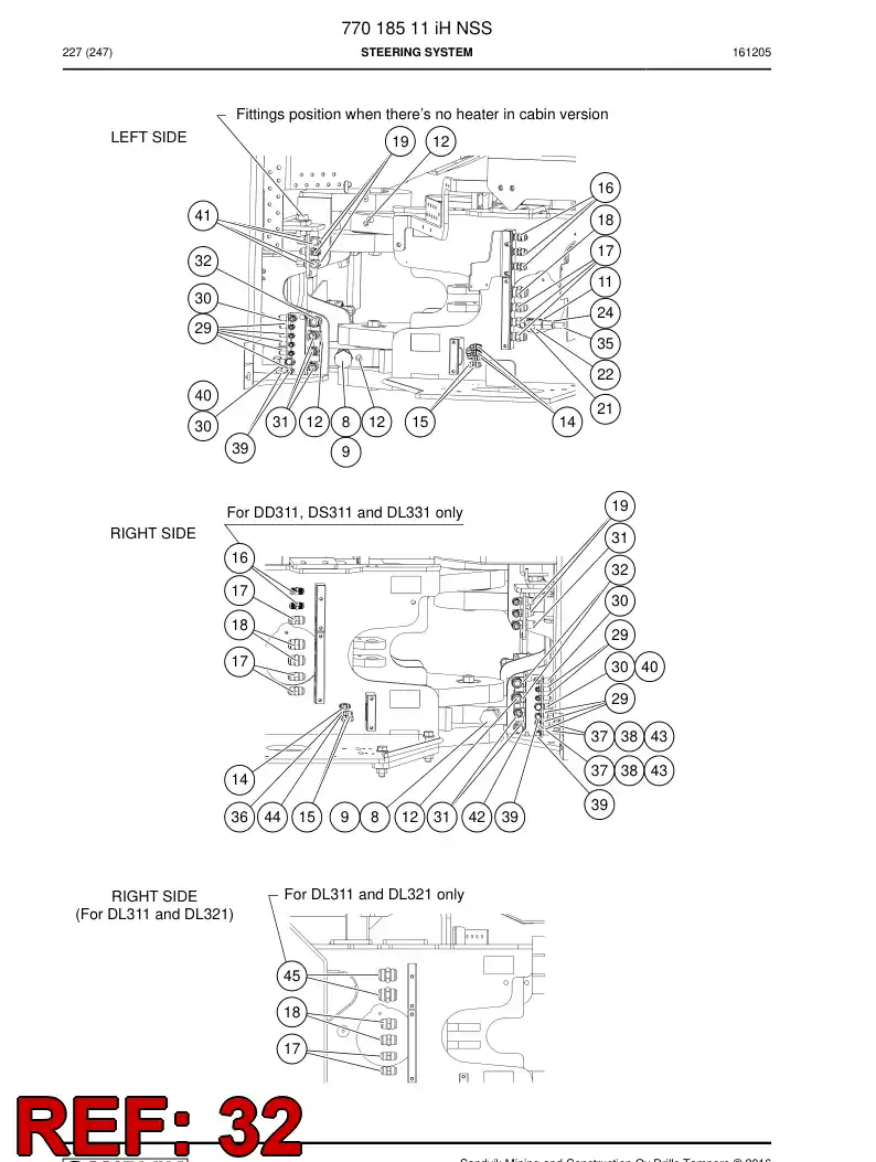 77007497 770 074 97 Union, Bulkhead - Sandvik Technical Drawing