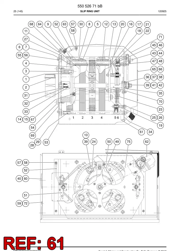 770 075 08 ELEMENTO DO INTERRUPTOR - drawing
