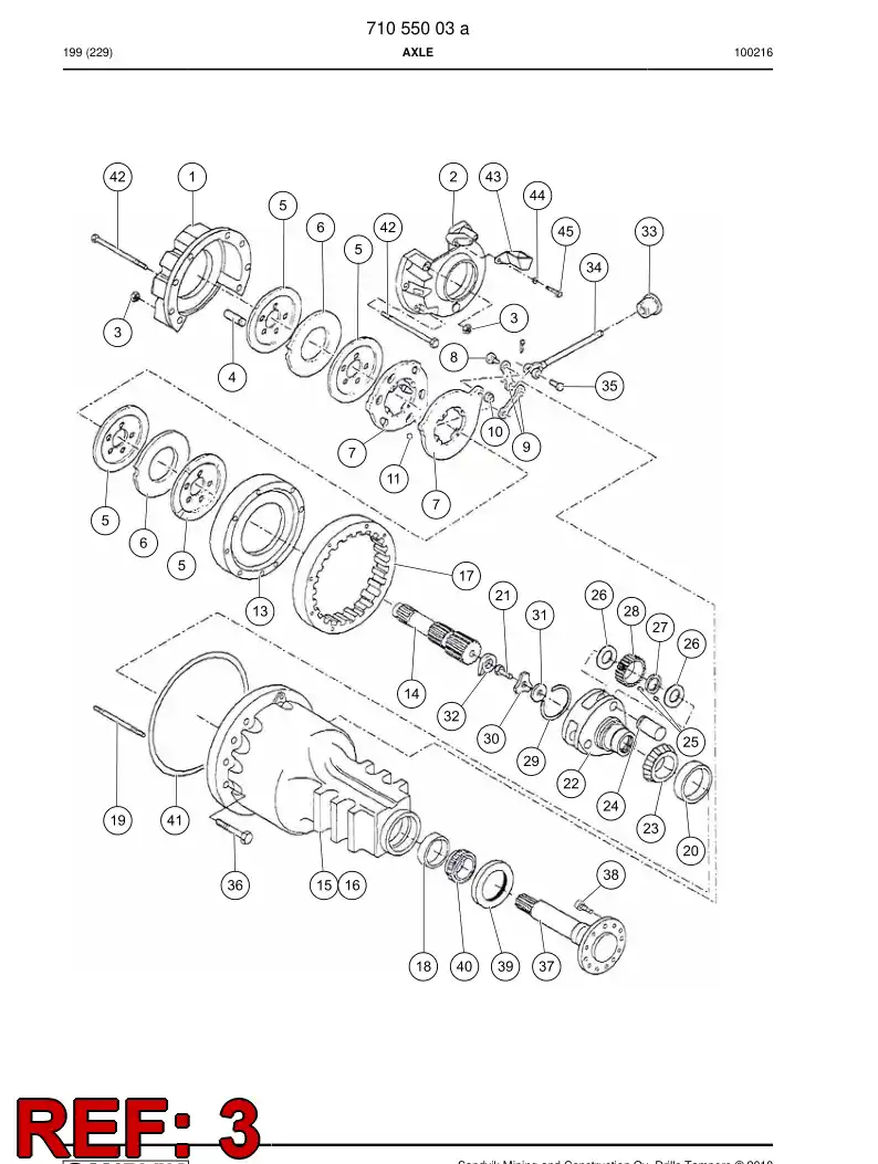 77007607 770 076 07 Nut - Sandvik Technical Drawing