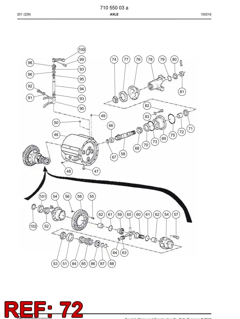 77007694 770 076 94 Spacer - Sandvik Technical Drawing