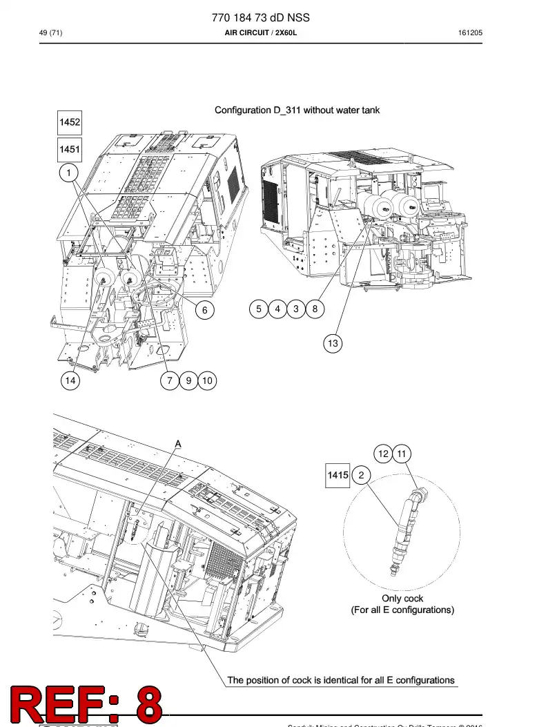 77008010d 770 080 10d Support - Sandvik Technical Drawing