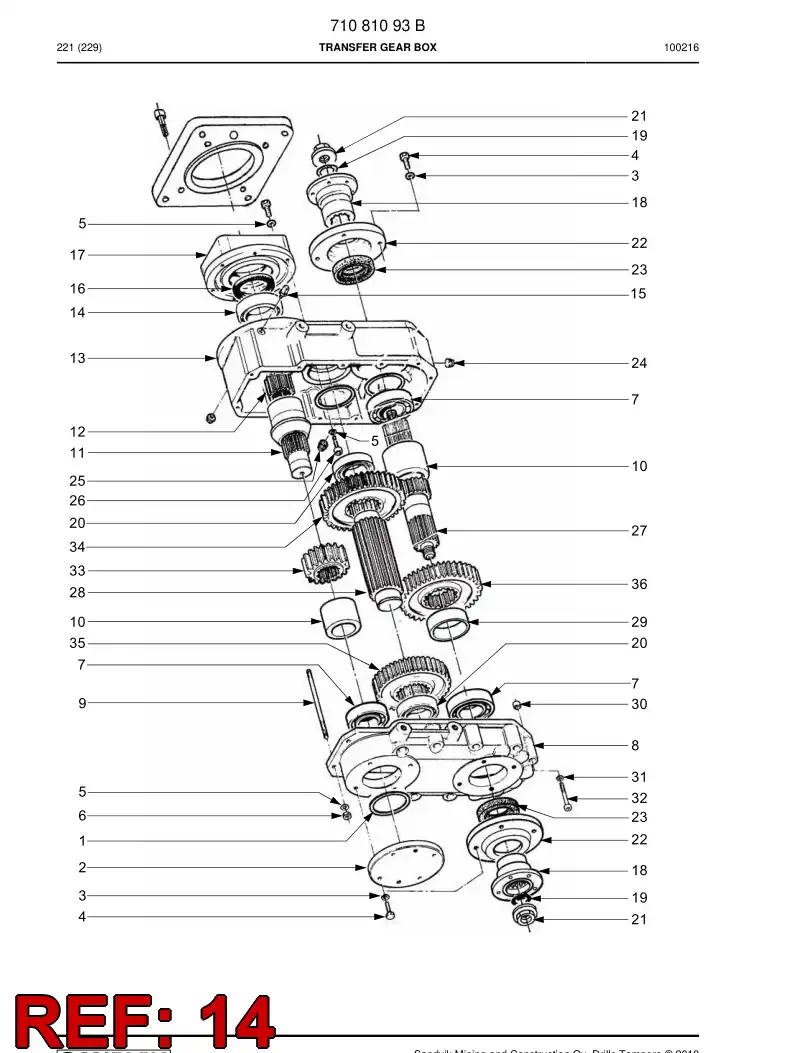77008154 770 081 54 Ball bearing - Sandvik Technical Drawing