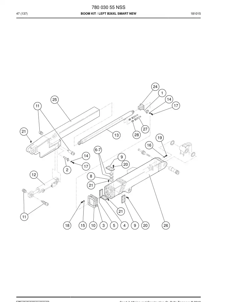 77009395 770 093 95 Washer, Plain - Sandvik Technical Drawing
