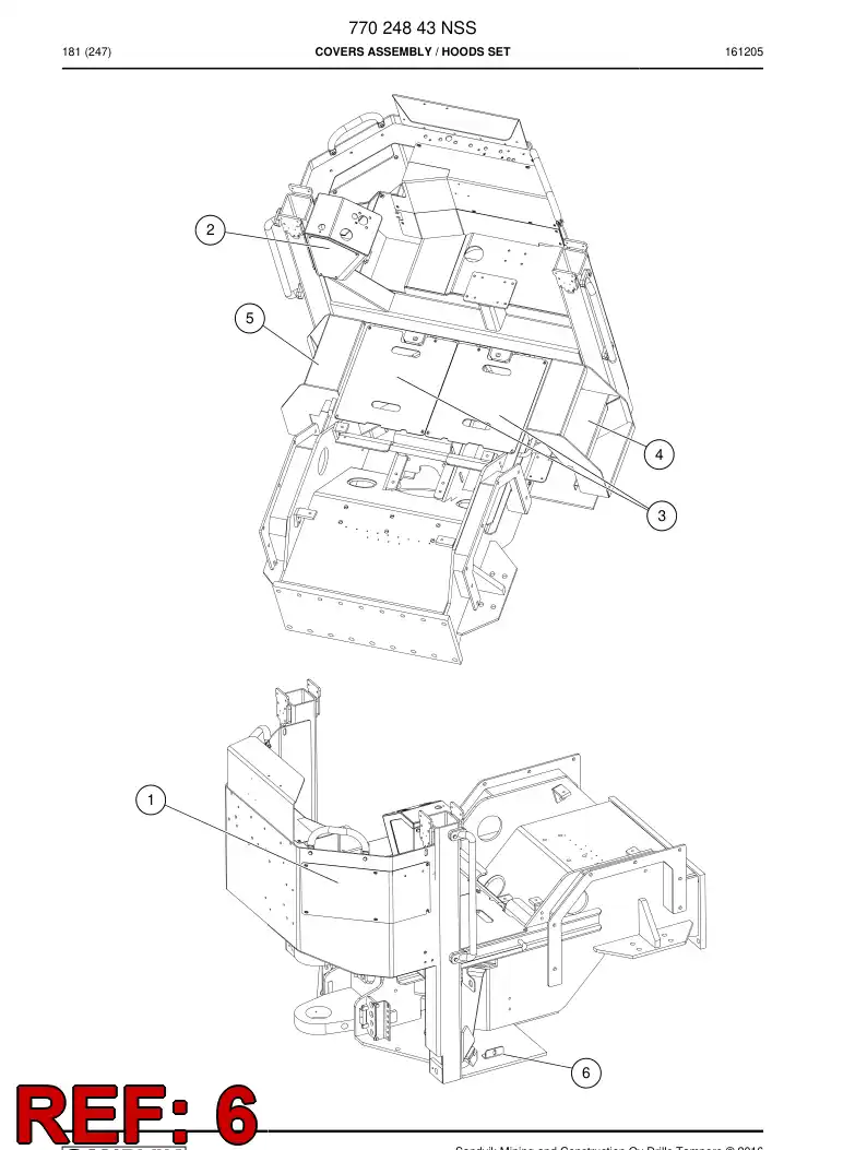 77009403a 770 094 03a Stopper - Sandvik Technical Drawing