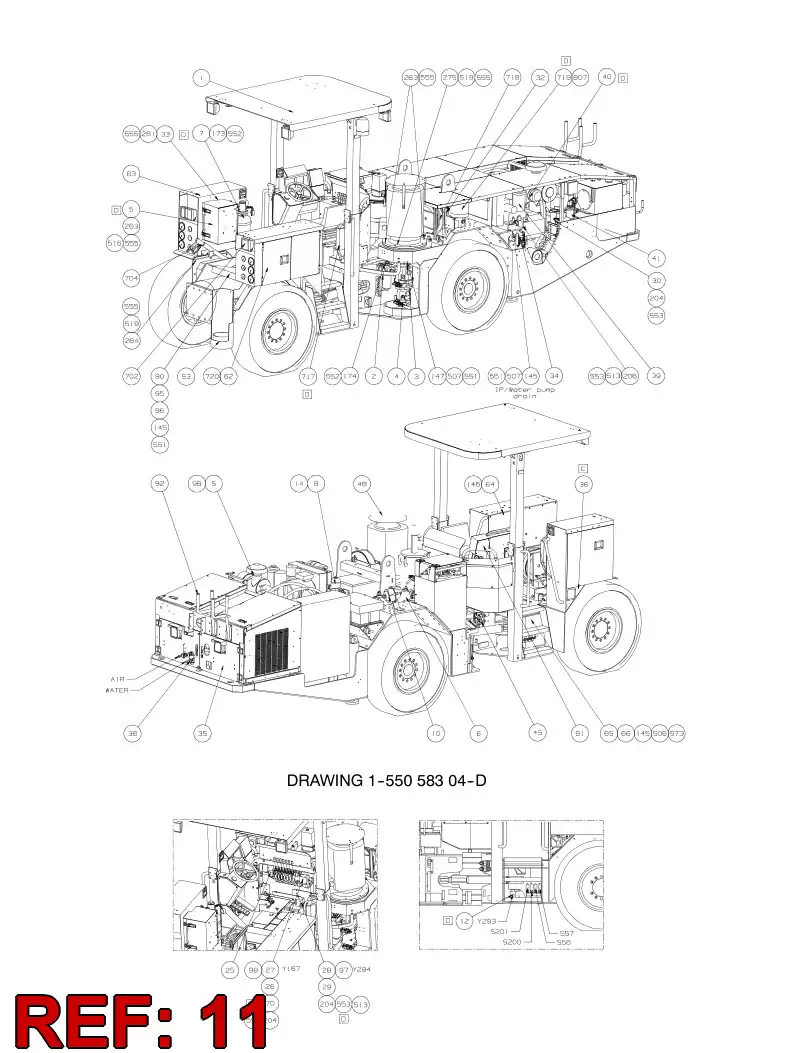 77009942 770 099 42 BRACKET - Sandvik Technical Drawing