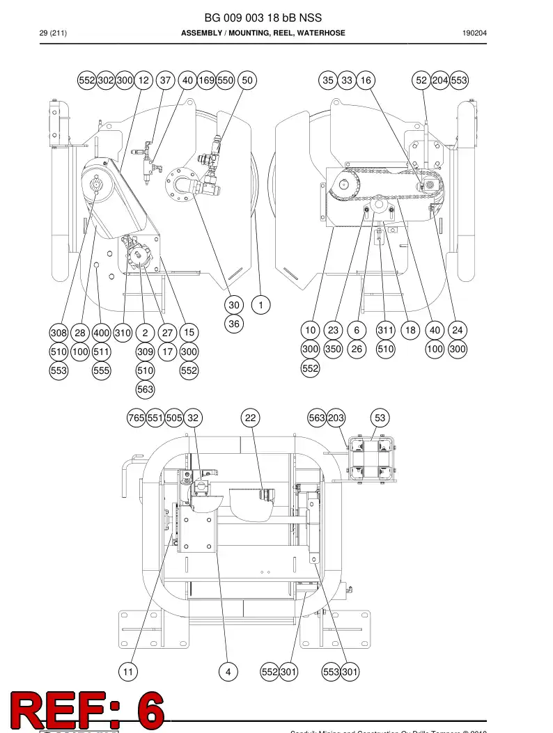 77010924 770 109 24 GEAR, PIN - Sandvik Technical Drawing