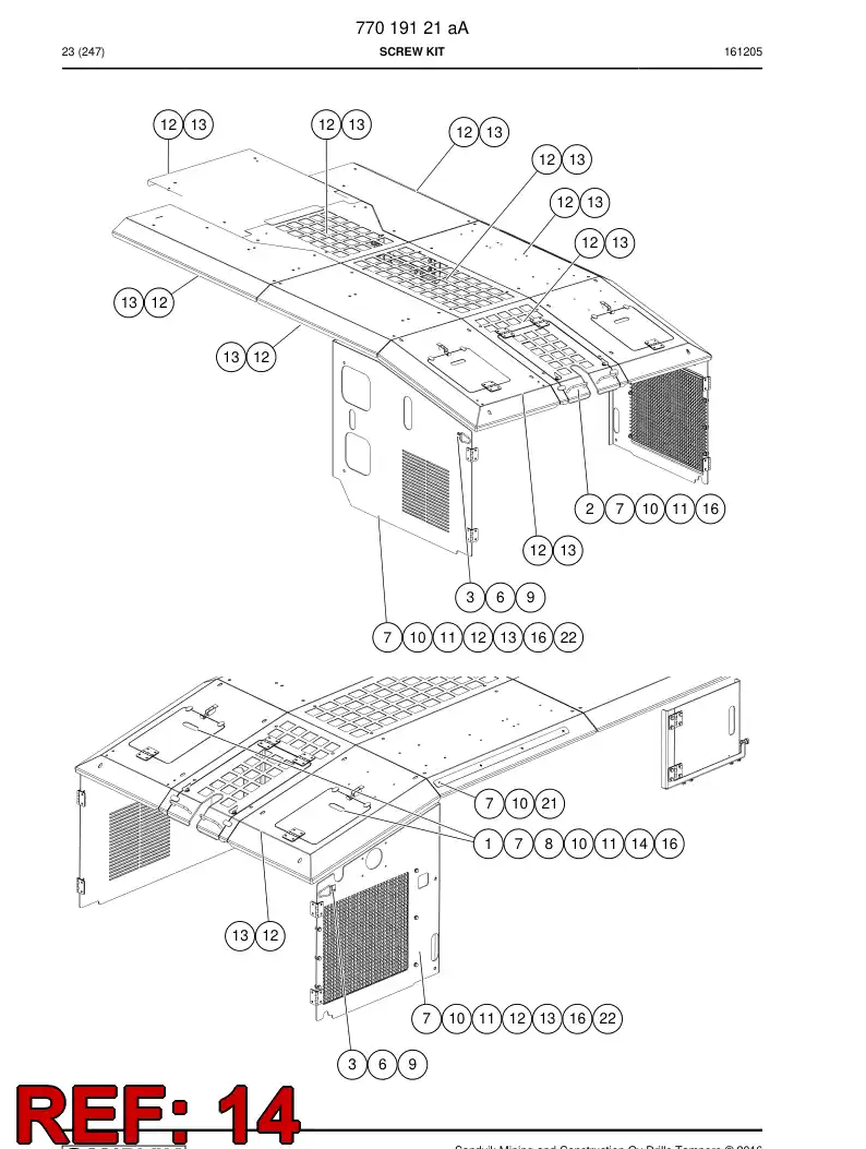 77011394 770 113 94 Detent - Sandvik Technical Drawing