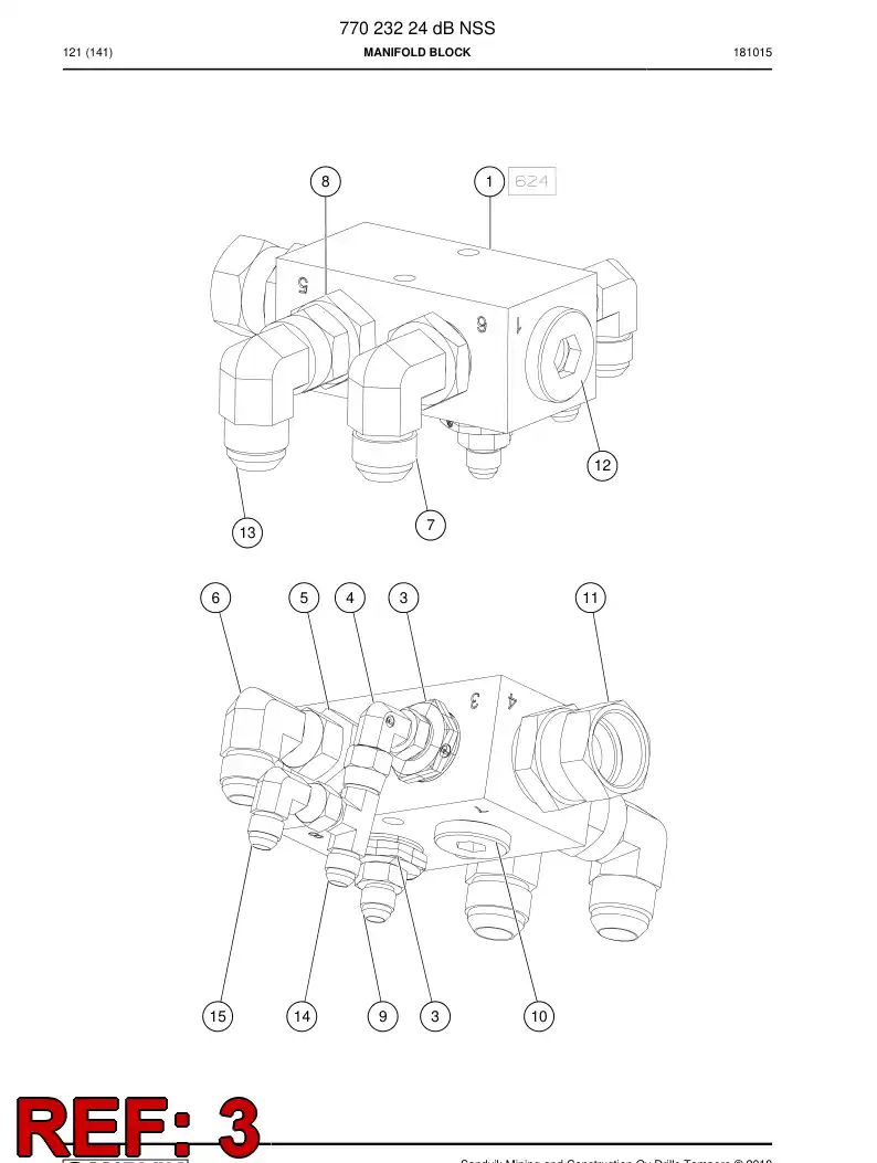 77011726 770 117 26 Shrinking conduit - Sandvik Technical Drawing
