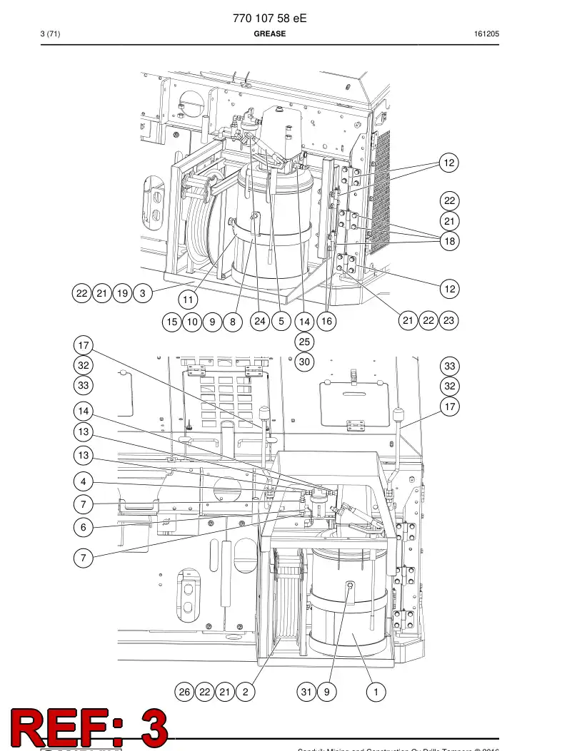 77012195c 770 121 95c Support - Sandvik Technical Drawing