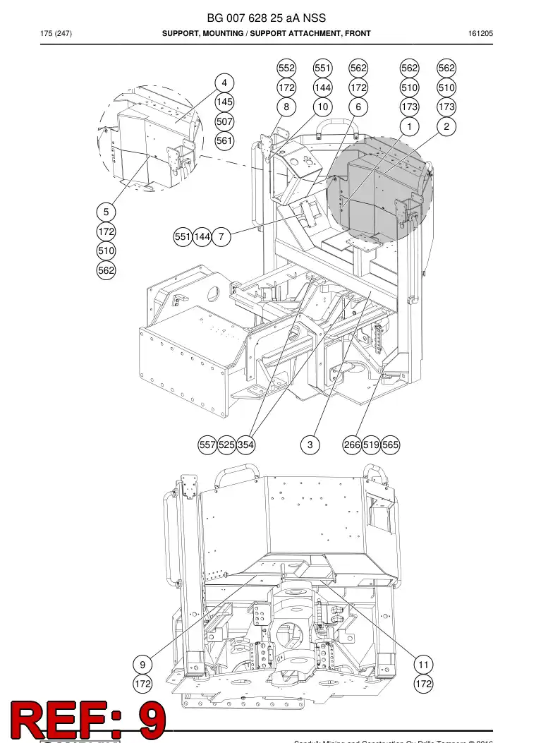 77013931 770 139 31 Bar - Sandvik Technical Drawing