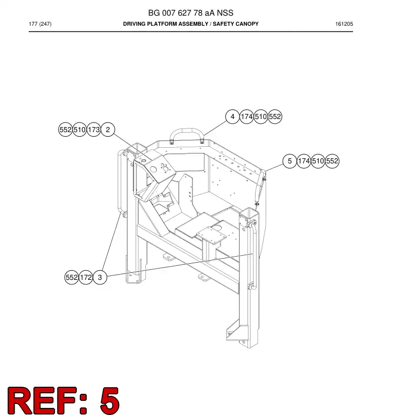 77013933 770 139 33 Handle - Sandvik Technical Drawing