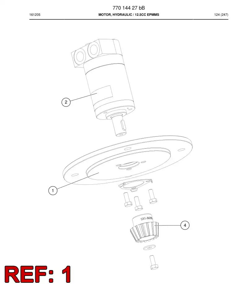 77014428 770 144 28 Adapter Kit - Sandvik Technical Drawing