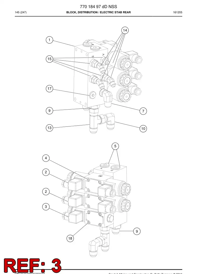 77014975a 770 149 75a Distributor - Sandvik Technical Drawing