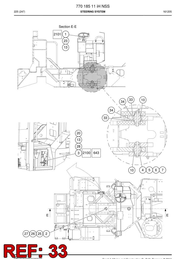 77015505 770 155 05 Washer - Sandvik Technical Drawing