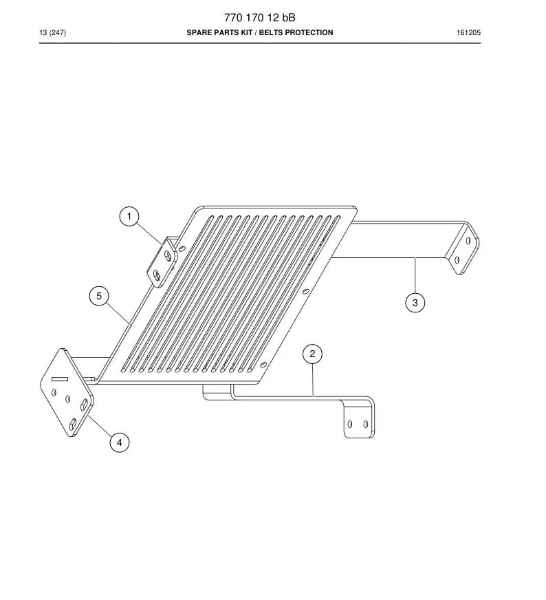 77016867c 770 168 67c Support - Sandvik Technical Drawing