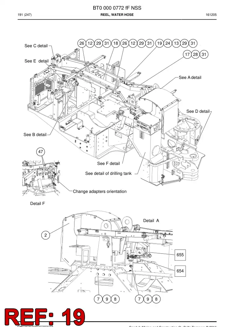 77017157 770 171 57 Support - Sandvik Technical Drawing