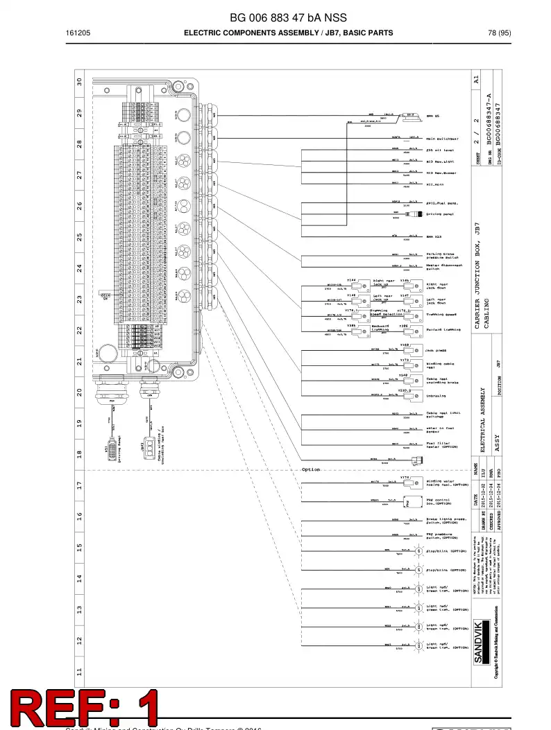 77017269a 770 172 69a Aluminium enclosure - Sandvik Technical Drawing