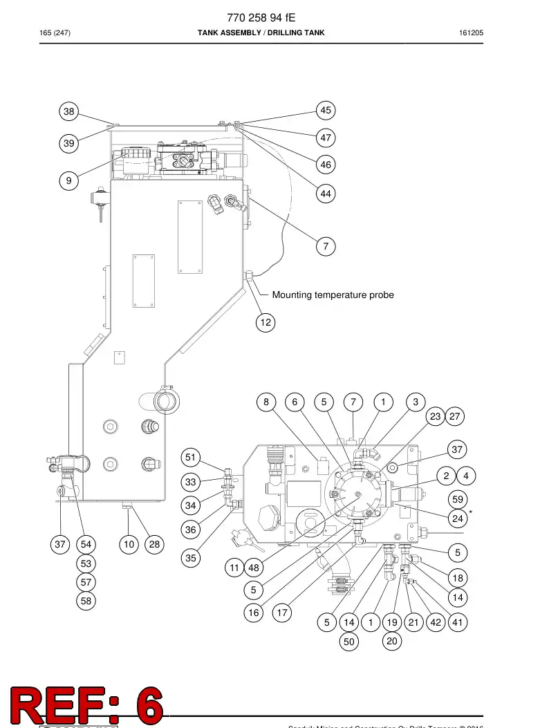77017602 770 176 02 Seal kit - Sandvik Technical Drawing