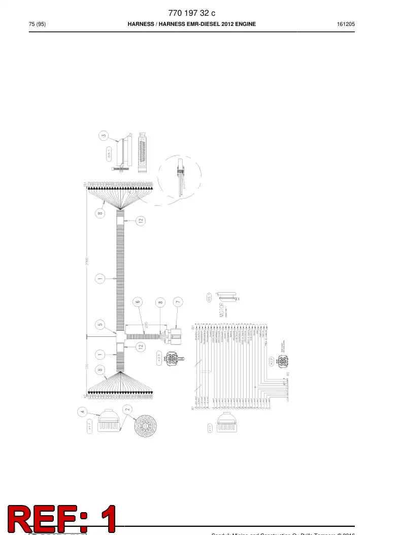 77017674 770 176 74 Sheath - Sandvik Technical Drawing