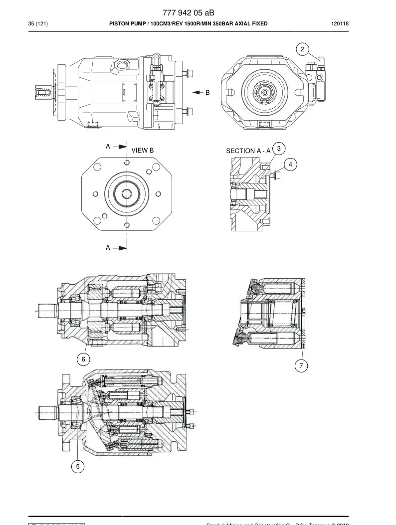 77018849 770 188 49 Plate - Sandvik Technical Drawing