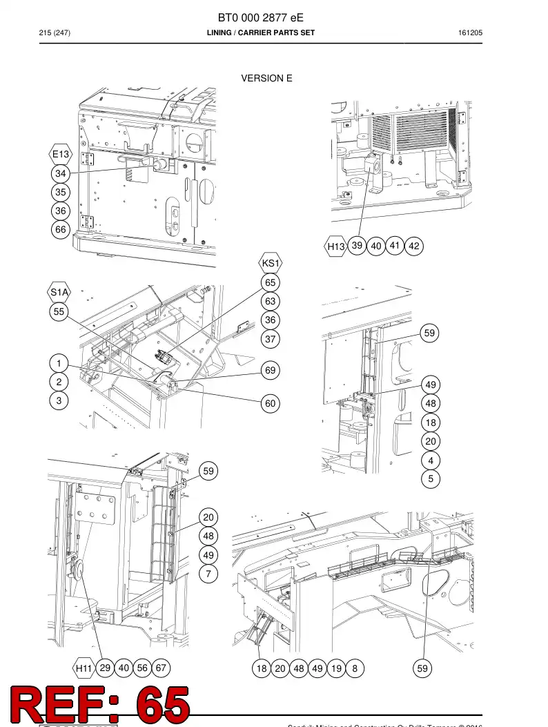 77019926a 770 199 26a Conctactor - Sandvik Technical Drawing