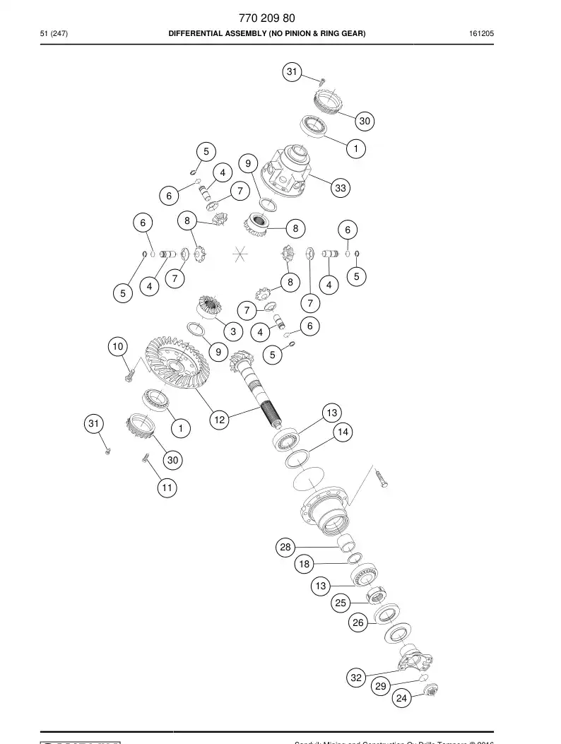 77020991 770 209 91 Screw - Sandvik Technical Drawing