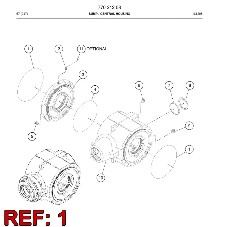 77021207 770 212 07 O-Ring - Sandvik Technical Drawing