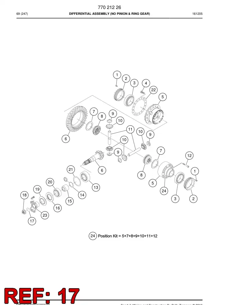 77021236 770 212 36 O-Ring - Sandvik Technical Drawing
