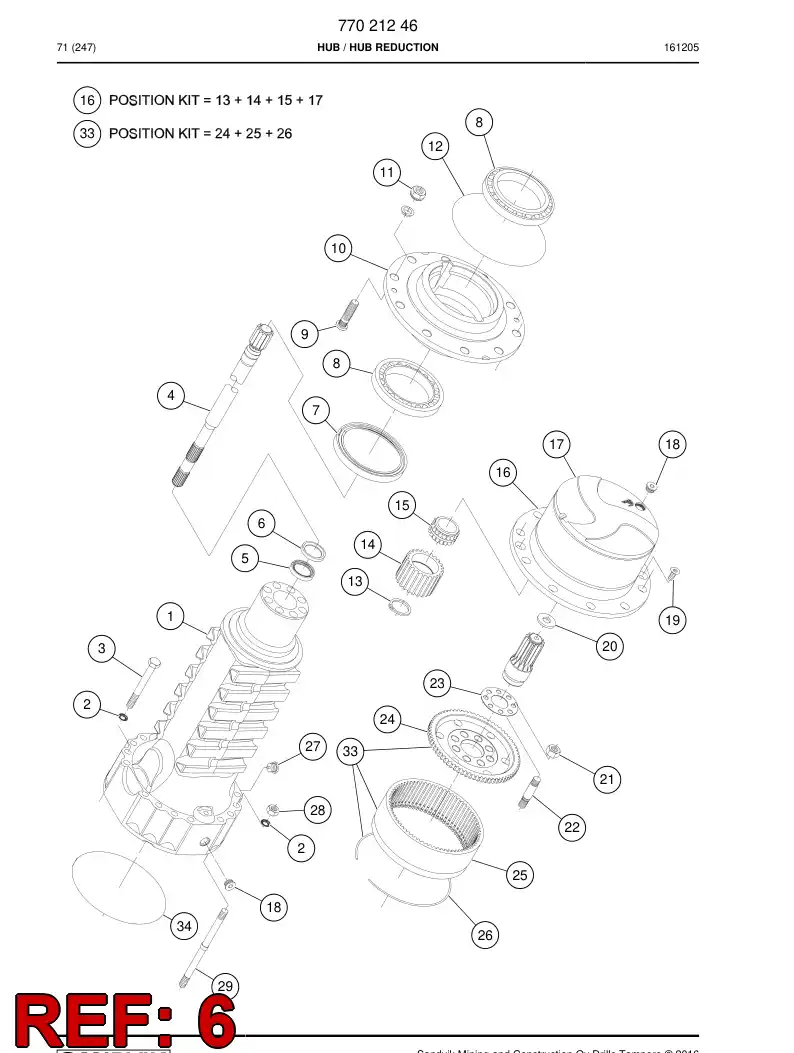 77021259 770 212 59 Bushing - Sandvik Technical Drawing