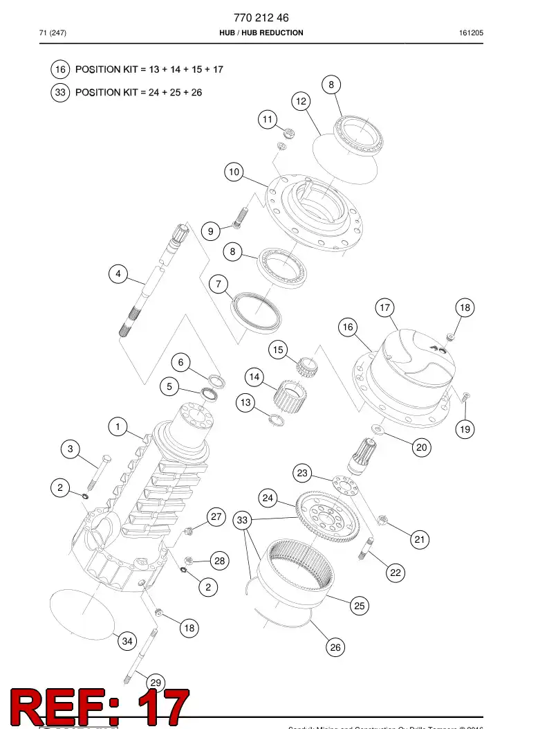 77021325 770 213 25 Support - Sandvik Technical Drawing