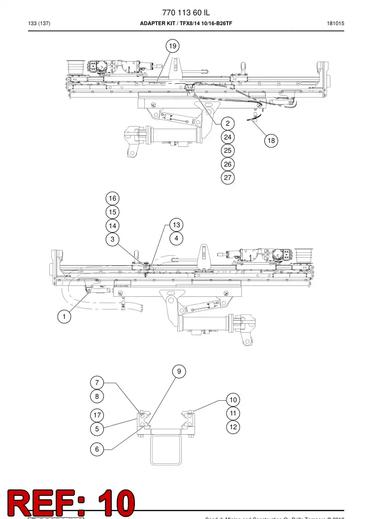 77021848 770 218 48 Screw - Sandvik Technical Drawing