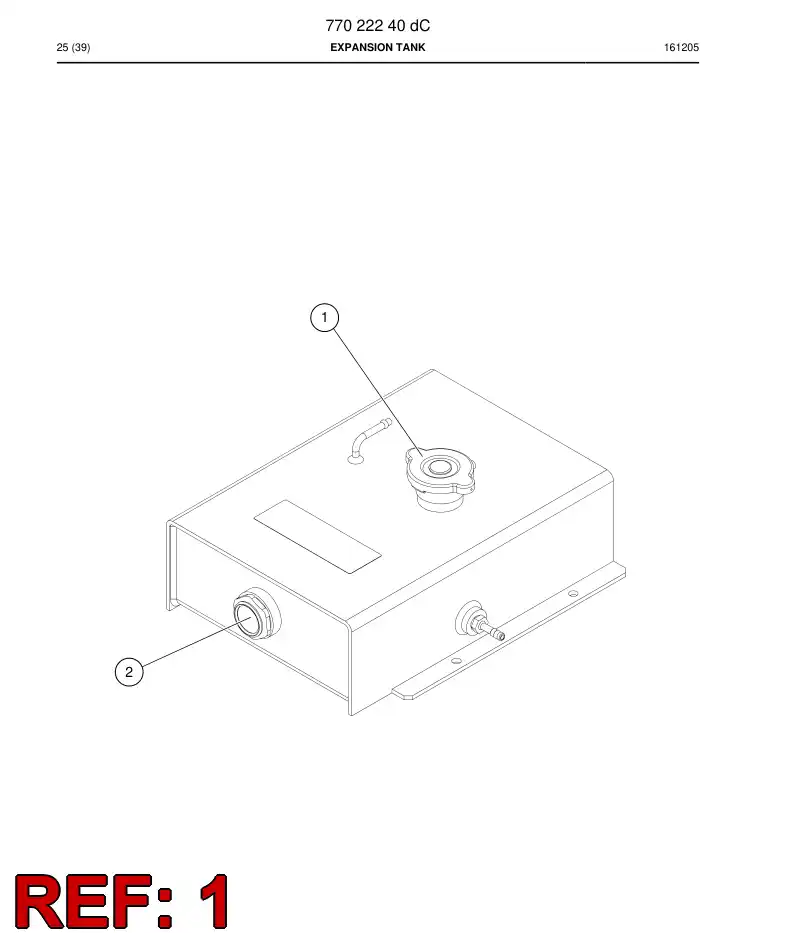 77022491 770 224 91 Plug - Sandvik Technical Drawing