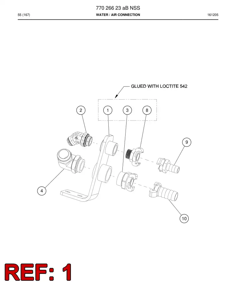 77025025 770 250 25 Plate, Mounting - Sandvik Technical Drawing