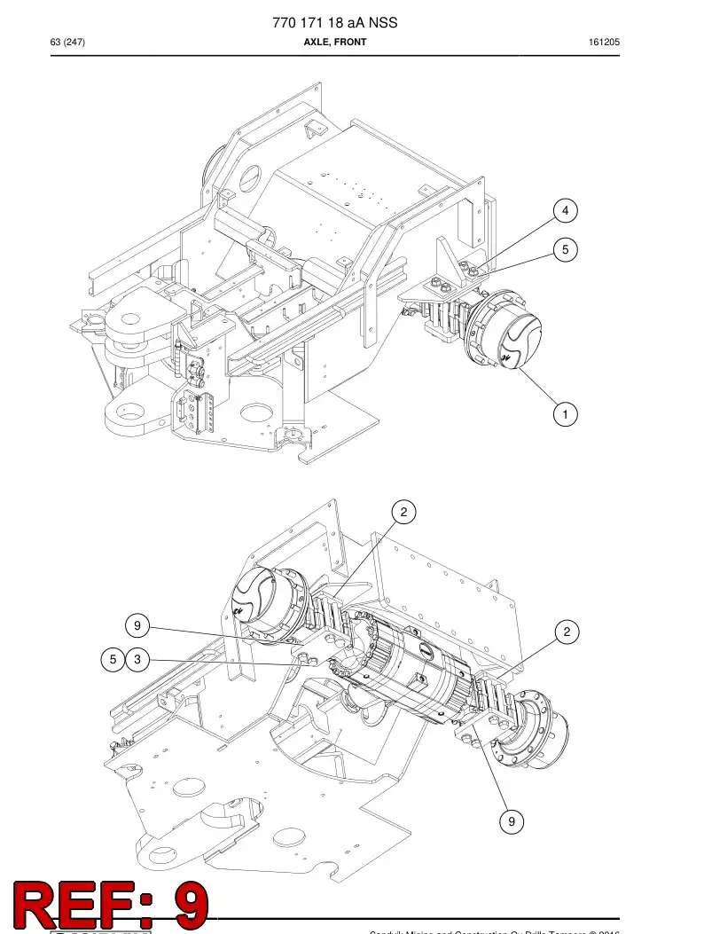 77026634a 770 266 34a Plate,Tensioning - Sandvik Technical Drawing