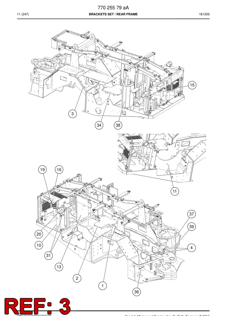 77026875b 770 268 75b Support - Sandvik Technical Drawing