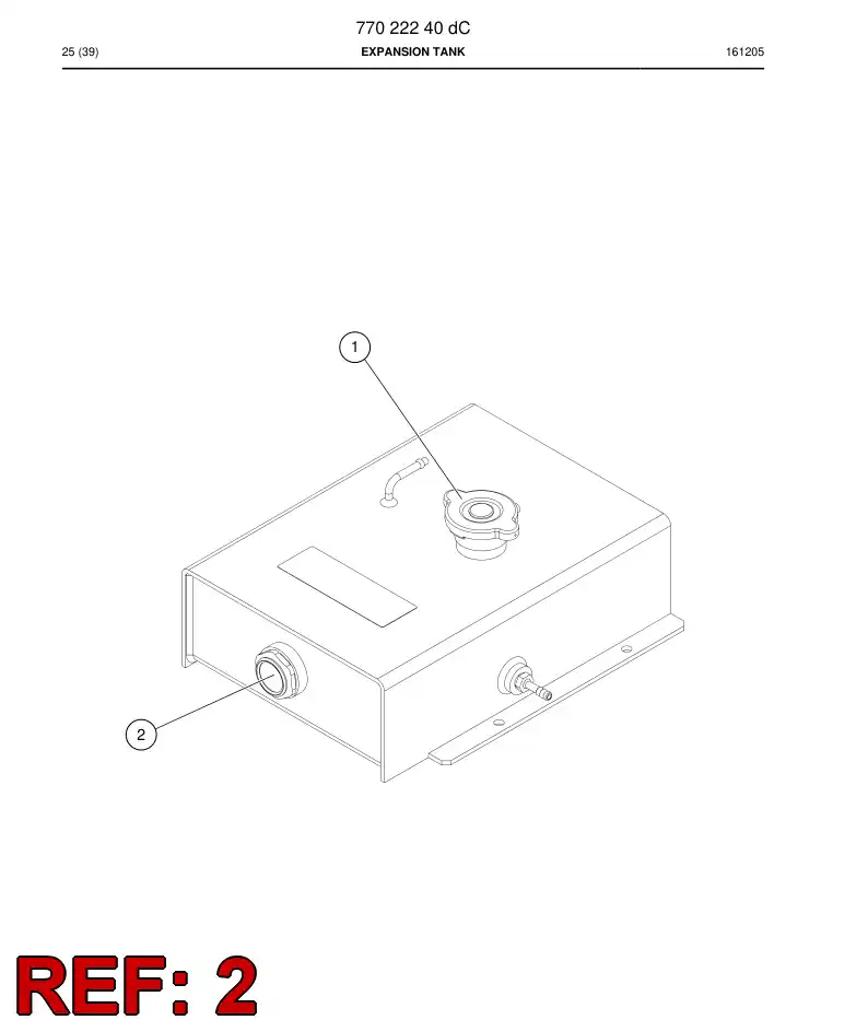 77027401 770 274 01 Sight Indicator, Level - Sandvik Technical Drawing