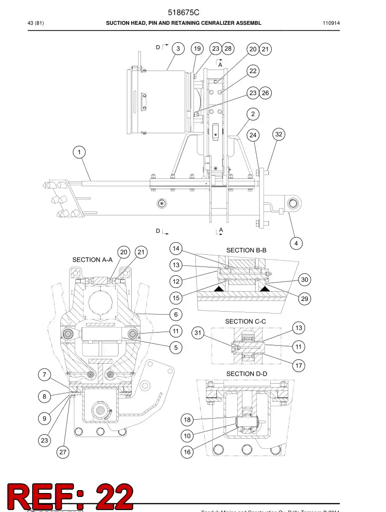 770330 770330 Bolt - Sandvik Technical Drawing