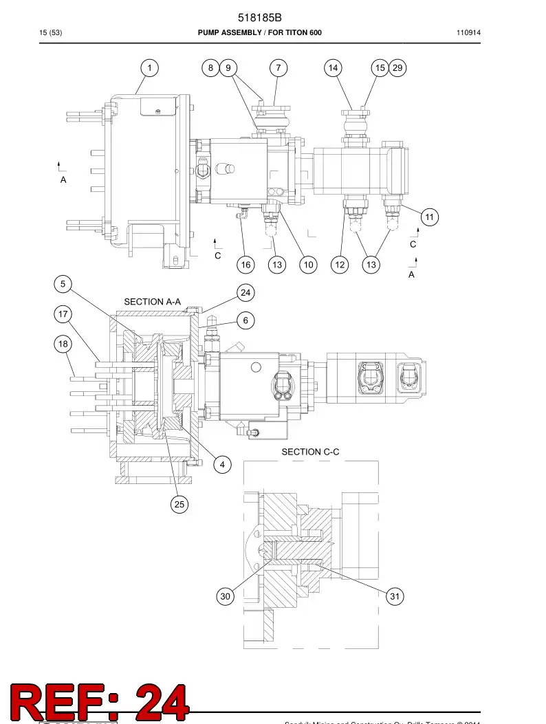 770836 770836 Bolt - Sandvik Technical Drawing