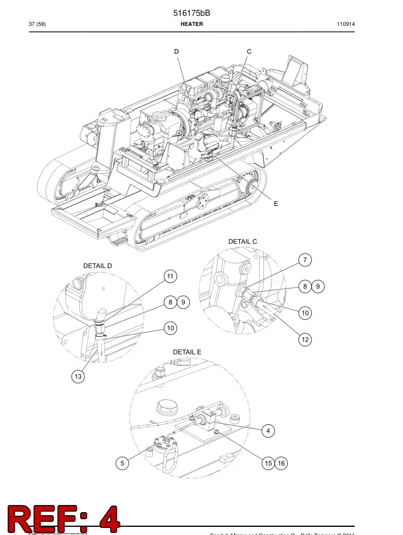 771115 771115 Hose clamp - Sandvik Technical Drawing