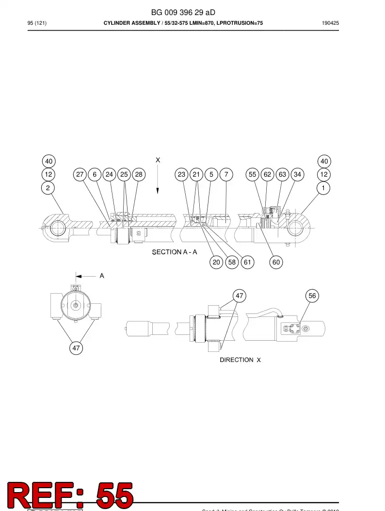 771358 771358 Screw - Sandvik Technical Drawing