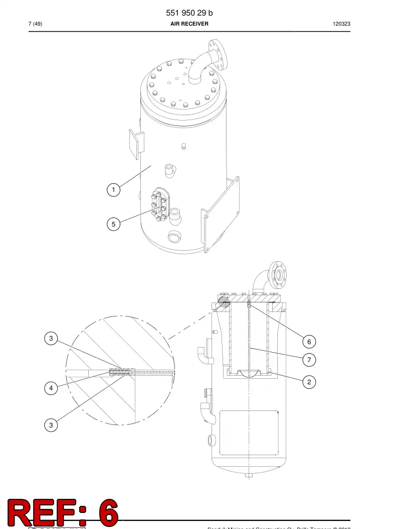 776489 776489 Connector - Sandvik Technical Drawing