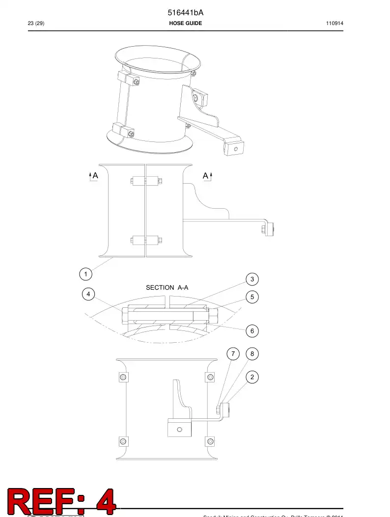 776588 776588 Bolt - Sandvik Technical Drawing