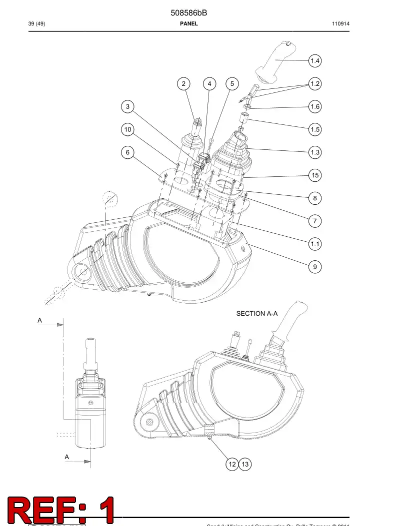 777185 777185 Nut - Sandvik Technical Drawing